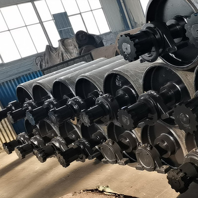 通祺 輸送機(jī)膠面滾筒 排渣滾筒 不銹鋼光面滾筒